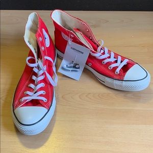 Red Converse All Star Hightops